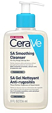 CeraVe SA Smoothing Cleanser with Salicylic Acid for Dry, Rough & Bumpy Skin 236ml