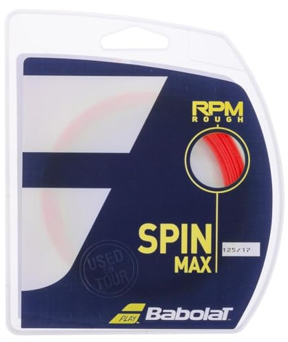 Babolat RPM Blast Rough Tennis String (17G Florescent Red)