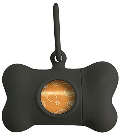 United Pets - Dispensador de bolsas higiénicas Bon Ton Classic en color negro