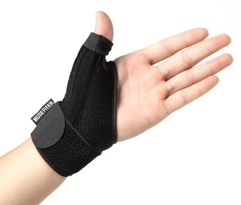 MUSEFITER komprimerade tumledsstabiliserade Blackberry tummar, lätt och ventilerande triggerfingrar L/XL