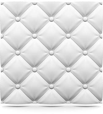 Deccart - 3D Wandpaneele 60x60 cm - Paneele Wand Wall Panels Deko Wandverkleidung Innen Panel Deckenverkleidung Decke Deckenpaneele Platten Styropor EPS-Polystyrol Kissen 1.80 m², 5 Stück, weiß
