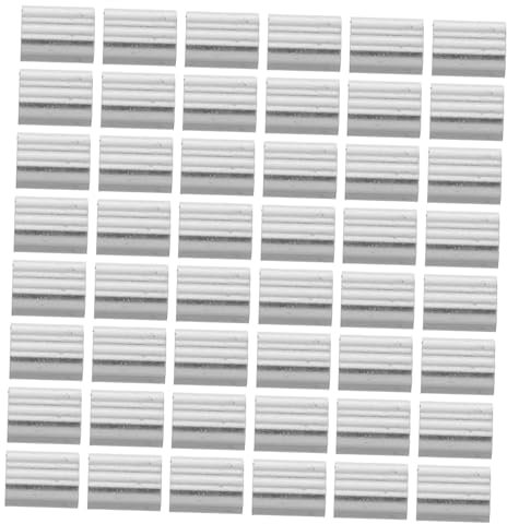 PRETYZOOM 60piezas Manguitos De Para Cables Casquillo De Cable Estable Aluminio Resistente Para Reducidos