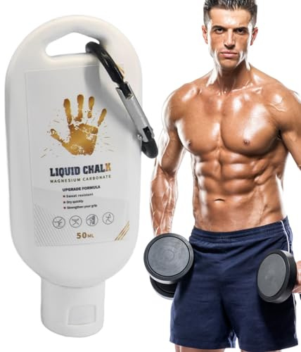 Gesso Liquido per Sollevamento, Gesso Liquido da Palestra, ad Asciugatura Rapida, Antiscivolo, per Arrampicata su Roccia, Gesso Liquido a Lunga Durata, per Ginnastica, Pole Dance,