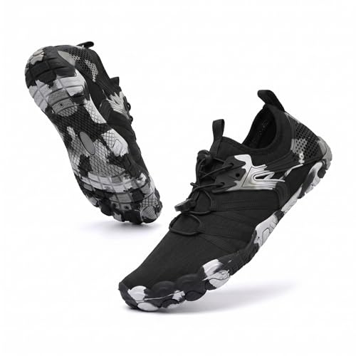 Wide Toe Box Water Shoes for Women and Man,Slip-On and Non Slip Aqua Quick Dry Shoes for Swimming Yoga Hiking