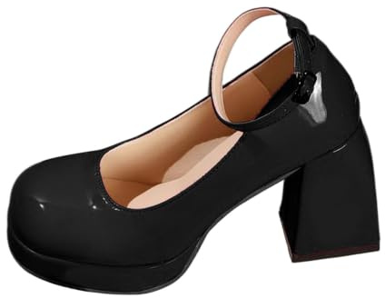 Mary Jane Women's Elegant Strap Shoes for Oktoberfest, Traditional Dance Shoes, Elegant Cross Strap Pumps for Wedding Ceremony