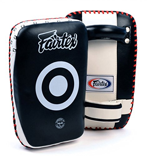 Fairtex Thai Pratzen, KPLC1, schwarz-weiß, Muay Pads, Kicking Pads