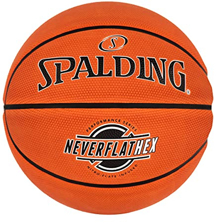 Spalding SGT NeverFlat Hexagrip Indoor-Outdoor Basketball 29.5