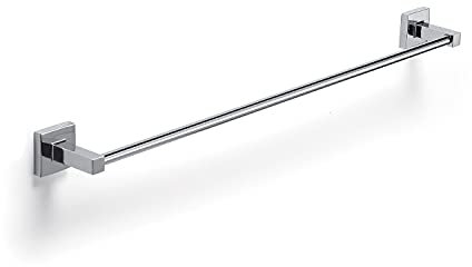 Gedy G-Pukhet - Toallero CM.60, Color Cromado, componentes de Acero Inoxidable y cromall, Medidas 4,5 x 63,4 x 6,8 cm y Peso 0,23 kg, diseño I+D, Cromado, 60 cm