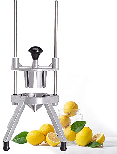 Commerciale Taglia Mela a Spicchi, Taglia Frutta e Verdura Multifunzione, Tagliafrutta con Lama in Acciaio Inox, 6 Cunei/8 Cunei, Affettatrice Professionali Rapida per Frutta (Taglia : 8 Section)