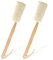 2 Pcs Wooden Handle loofah Tubular Back Brush,Exfoliating loofahbrush,Loofah Bath Brush,for Wipe The Body in Bath,Remove Dead Skin,Promote Skin Circulation,Make The Skin Smooth,for All Skin