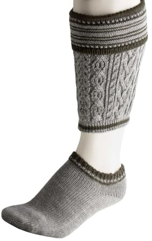 Stockerpoint Trachtenloferl Karl, Gris Claro Verde Musgo, 43-46 Hombres