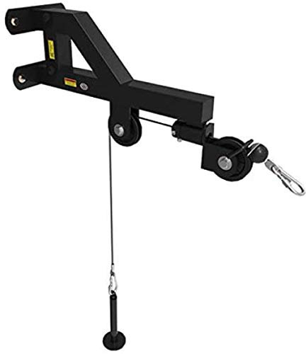 Wall Mounted Pulley LAT Station Cable Machine - Perfect for LAT Pull Downs, Tricep Extensions, Tricep Pull Downs and All Cable Machine