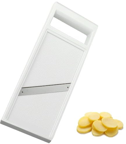 Manuale Affetta Verdure, Affettatrice per Mandolini Verdure, Riutilizzabile Mandolina Vegetale Multifunzionale, Affettaverdure in Acciaio inox Mandolino, Taglia Verdure Manuale, per Patate, Carote