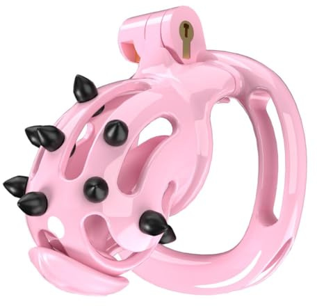 Justerbar rosa peniskorg för män (SEA162) (Black, D7P) | justerbart fitnessbälte med avtagbara silikonknappar
