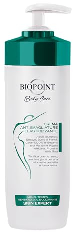 Biopoint - Crema Corpo Anti Smagliature Elasticizzante, Migliora il Tono Cutaneo e l'Elasticità della Pelle, Azione Rigenerante Effetto Lifting, Dona Tonicità e Compattezza, 200 ml