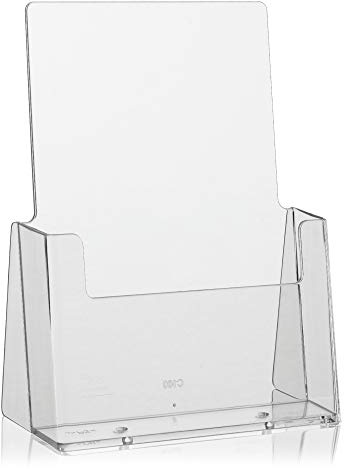 Taymar Présentoir à prospectus Porte-brochures Paquet de 10 Format A5 Transparent
