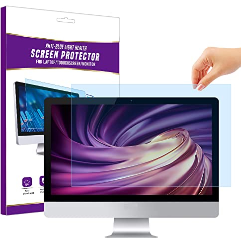 AiMok Rimovibile Filtro Anti Luce Blu Premium per 19 Monitor, Protezione per gli occhi I Blocco della luce blu I Antiriflesso Proteggi Schermo per Computer e Schermo PC (19 Pollici 16:10)