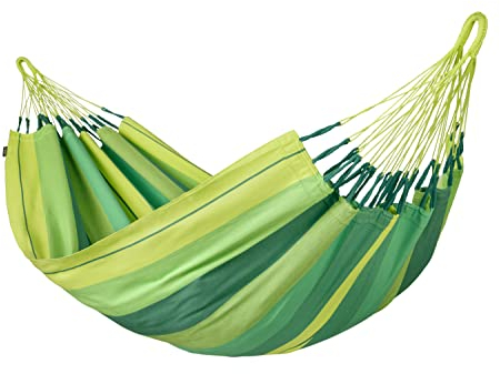 LA SIESTA® Modesta Jungle - Klassische Einzel-Hängematte aus Bio-Baumwolle