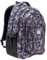 budmil Lynsey Schulrucksack für Jungen und Mädchen 45L - für Teenager Kinder ab Klasse 5 - wasserabweisend - Rucksack mit Laptopfach & 4 Fächer & belüftete Rückseite (Grey & Red)