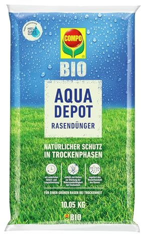 COMPO BIO AQUA DEPOT Rasendünger Sommer, 10,05 kg für 200 m²