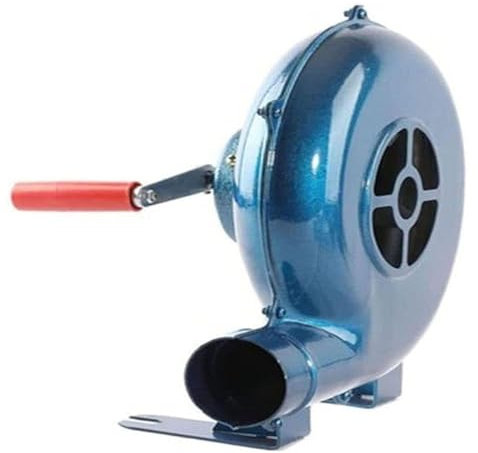 Accessori per Barbecue, Soffietto per Barbecue da Cucina all'aperto, Ventilatore per fucina da fabbro a manovella, Ventilatore Manuale per Popcorn Iron Gear, Ventilatore