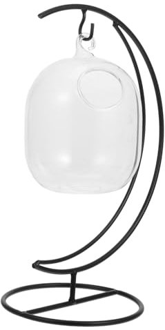 Mobestech 1pezzi Bicchiere Da Vino Sospeso in Vetro Creativo e Decorazione Elegante Per Bar e Hotel Tazza Per Cocktail e Bevande Design Unico e Tocco Liscio Uso Domestico e Professionale