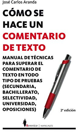 Cómo se hace un comentario de texto (SIN COLECCION)