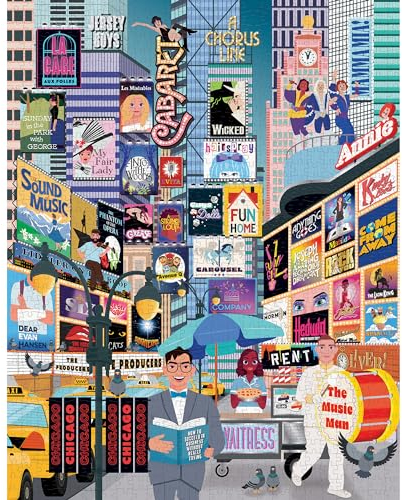 50 Must-See Musicals Bucket List Puzzle: 1000-pieces
