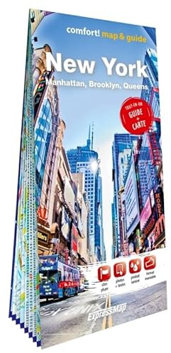 New York 1/70.000, 1/15.000 (map&guide XL / carte et guide XL, laminée - plan de ville)
