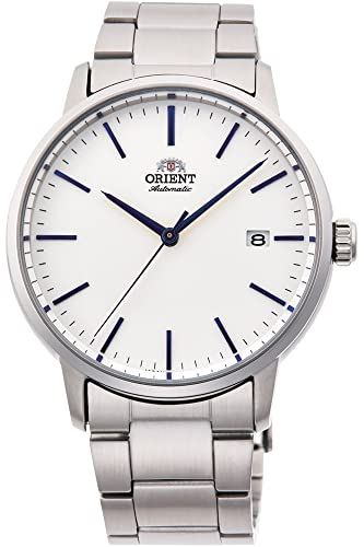 Orient Herren Analog Automatik Uhr mit Edelstahl Armband RA-AC0E02S10B