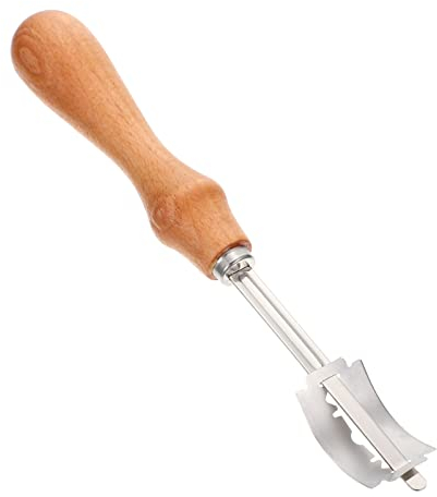 HEMOTON 1 Juego Cuchillo para Contornear Pan Desmenuzadores para Servidores Cortador De Masa Cojo Navaja para Marcar Pan Cojo para Hacer Pan Cortador De Pan Accesorios De Madera Familiar