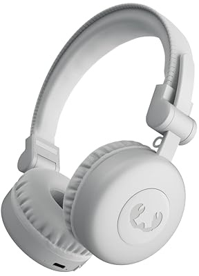 Fresh 'n Rebel Code Core, Cuffie Bluetooth senza fili, sull'orecchio, 30 ore di autonomia, con microfono e assistente vocale, controllo del volume e tasti play/pausa, pieghevoli (Ice Grey)