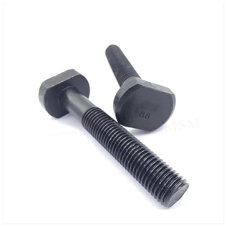 SEIDER Vis/Boulon en Forme de T en Acier au Carbone, for fraiseuse à Fente en T, écrou fileté, Tige de Serrage, Boulon M8 M10 M12 M14 M16 M18 M20(M12 x 60mm (2pcs))