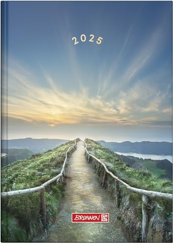 BRUNNEN Buchkalender Mod. 795 2025 „Mountain Trail“ | A5, Papier