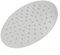 Eawfgtuw Pommeau de douche à effet pluie, grand pommeau de douche fixe de 20,3 cm, pommeau de douche haute pression en acier inoxydable 304, tête pivotante réglable, aspect miroir, installation facile