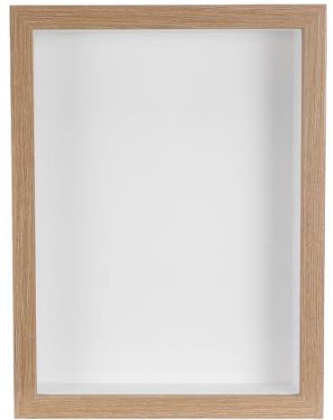 RUNROTOO Vitrina para colección de Insectos - Caja expositora para especímenes de Mariposas y Mariposas - Color Beige
