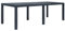 vidaXL Gartentisch 220cm Kunststoff Rattan-Optik Terrassentisch Balkontisch