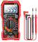 Digital Multimeter mit 1999 Zählungen, Strommessgerät Voltmeter für AC/DC Spannung, DC Strom, Durchgang, Widerstand, Diode mit Großes LCD-Anzeige und faltbar Ständer, Spannungsprüfer für Elektriker