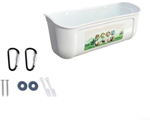 Per pollame mangime per mangiatoie per anatre, oche e piccoli animali (bianco)