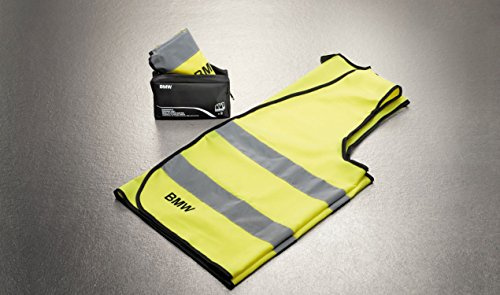 BMW Riflettente di Sicurezza Gilet Ad Alta Visibilitã Giallo 2 Pc Set 82262288693