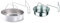 Fissler 610-300-00-820/0 Einsatz ungelocht 22 cm mit Dreibein & Schnellkochtopf Einsatz, Dünsteinsatz – Dämpfeinsatz gelocht – 22 cm Durchmesser, inklusive Dreibein – 610-300-00-800/0