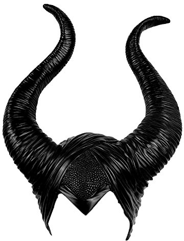 Boseago Chapeau Maléfique Cornes en Latex, Cornes de Diable Sorcières, Déguisement Halloween Femme Malefique, Casquette de Sorcière pour Carnaval Halloween, Costume Couvre-Tête Déguisement, Reine
