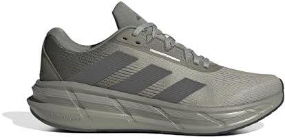 adidas Men's Questar 3 Running Shoes, Silver Pebble/Charcoal/Olive strata, 5 UK