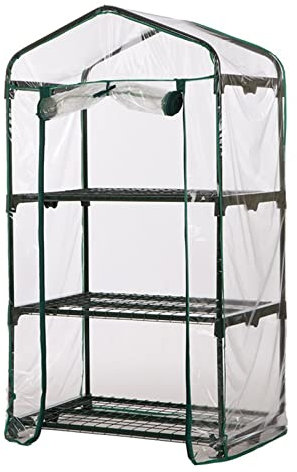 tongfeng Greenhouse Replacement, 3/4/5 Tier Greenhouse Replacement Plant, Transparent PVC Indoor/Outdoor Tent With Zippered, For Plants Cold Frost Protection Wind Rain Proof