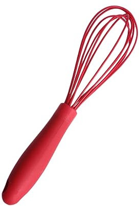 PRETYZOOM 3 Pz Frusta Efficiente Frusta Piatta in Silicone a Mano Manuale Montauovo Frusta Di Colore Casuale Strumento Di Miscelazione Da Cucina Palmare Palloncino