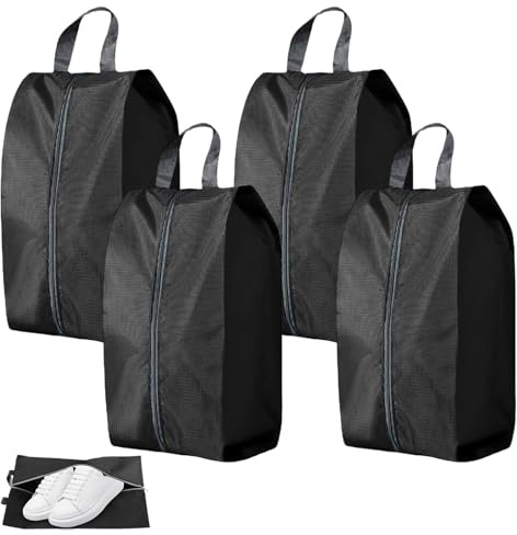 4 Pcs Waterproof Dust-Proof Travel Shoe Bag for Daily Use