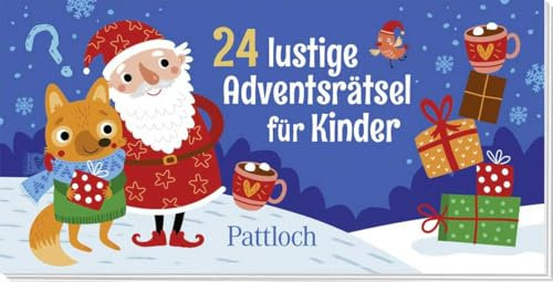 24 lustige Adventsrätsel für Kinder: Mini-Adventskalender | Paare finden, Fehler suchen und weitere fröhliche Rätsel für Kinder ab 4 Jahren