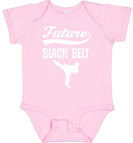inktastic Martial Arts Future Black Belt Karate Baby Bodysuit 12 Months 0080 Pink 2ed97