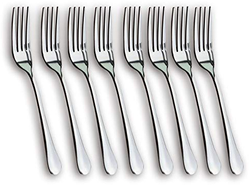 Stainless Steel Dinner Fork 7.3 Inch (8 Pcs)