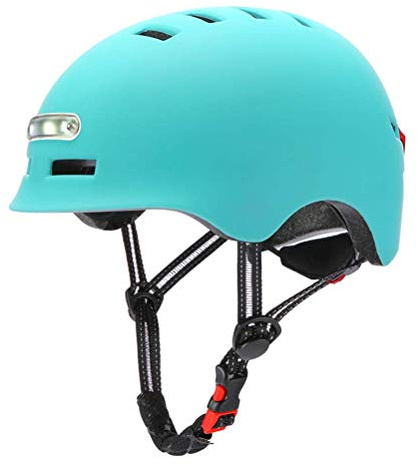 Bike Helmet with LED Light Bike Helmet Shield for Men Women Mountain Bike Helmet Adjustable Safety Snowboard